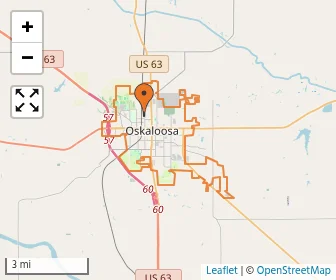 Area schools map