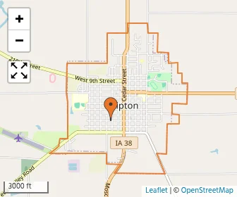 Area schools map