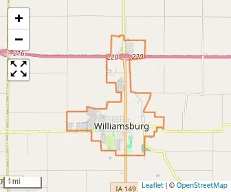 Area schools map