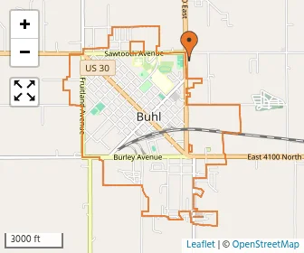 Area schools map