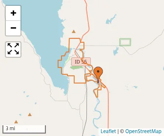 Area schools map