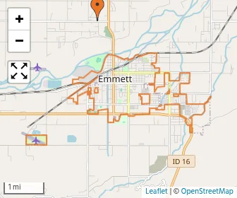 Area schools map