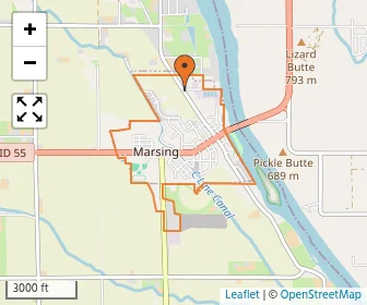 Area schools map
