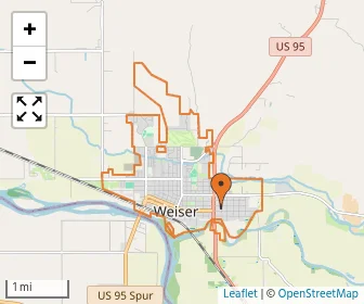 Area schools map