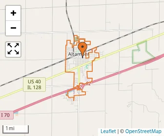 Area schools map