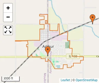 Area schools map