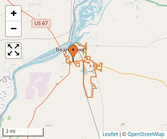 Area schools map