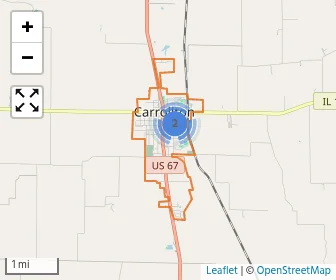 Area schools map