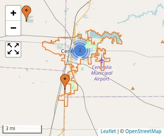 Area schools map