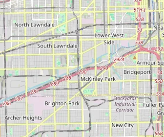 Area schools map