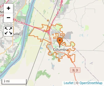 Area schools map