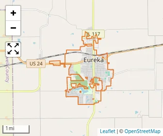 Area schools map