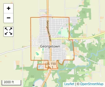 Area schools map