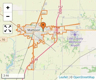 Area schools map