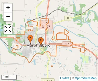 Area schools map