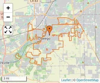 Area schools map
