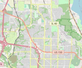 Area schools map
