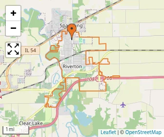 Area schools map