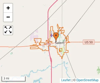 Area schools map