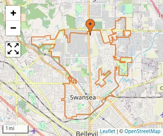 Area schools map