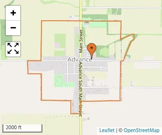 Area schools map