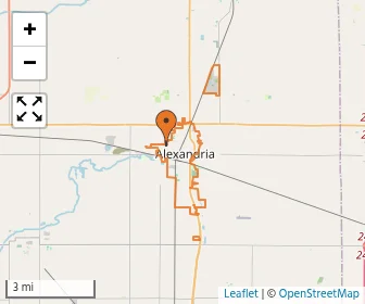 Area schools map