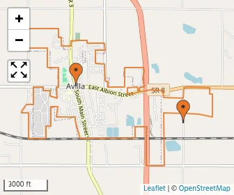 Area schools map