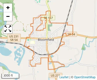 Area schools map