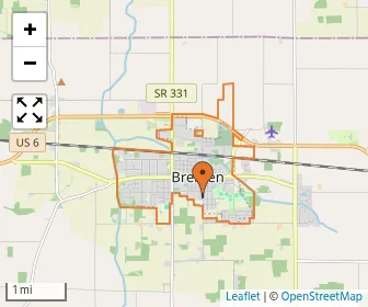 Area schools map