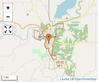 Area schools map