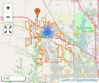 Area schools map