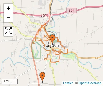 Area schools map