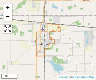 Area schools map