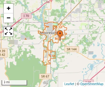 Area schools map