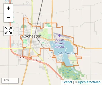 Area schools map