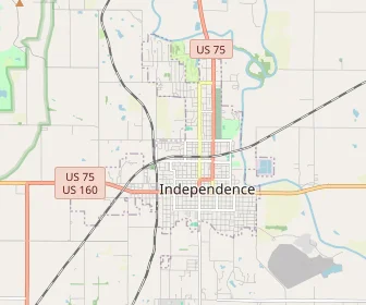 Area schools map