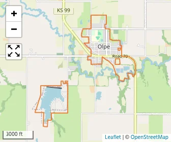 Area schools map