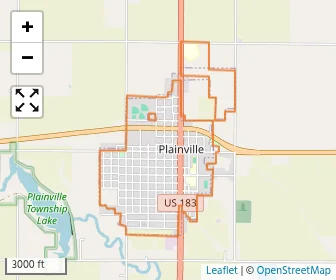 Area schools map
