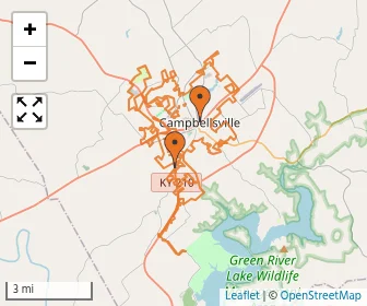 Area schools map