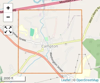 Area schools map