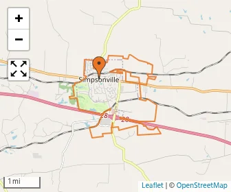 Area schools map