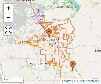 Area schools map