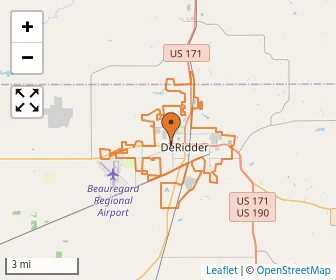 Area schools map