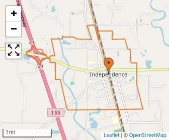 Area schools map