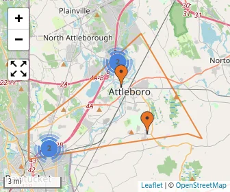 Area schools map