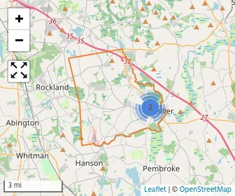 Area schools map