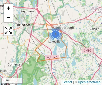 Area schools map