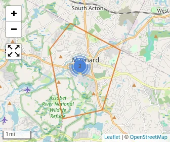 Area schools map