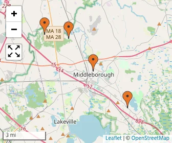 Area schools map