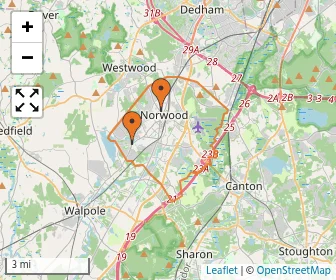 Area schools map